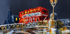 Across the Thames II - Original - SOLD by artist Simon Wright - Wyecliffe Galleries