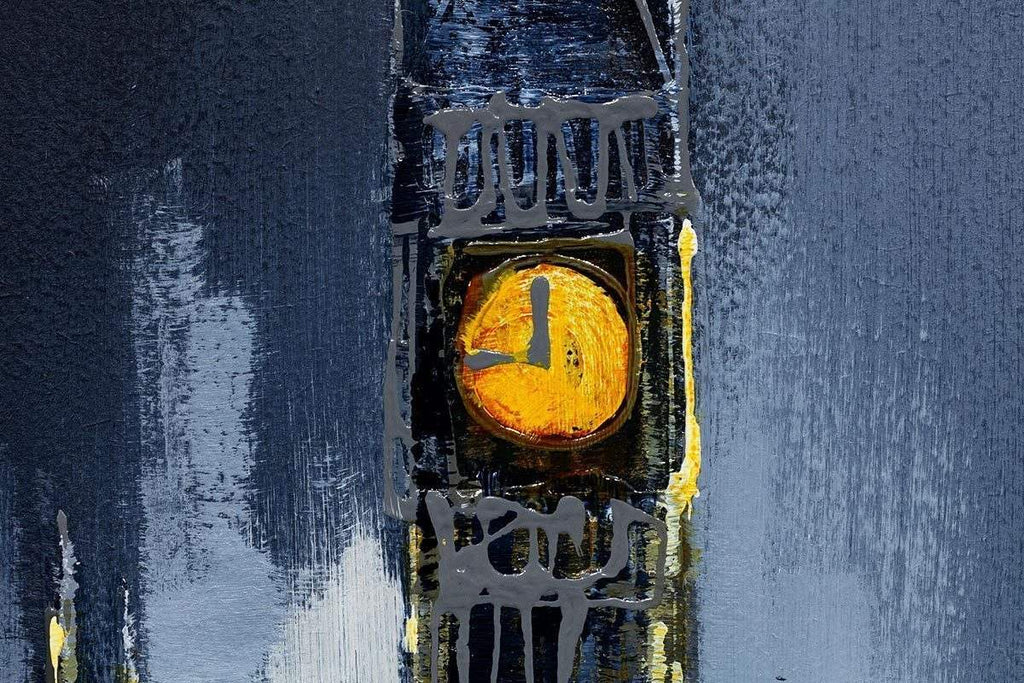 Across the Thames II - Original - SOLD by artist Simon Wright - Wyecliffe Galleries