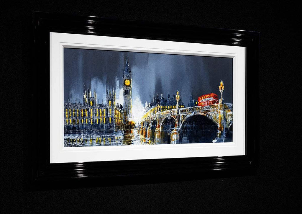 Across the Thames II - Original - SOLD by artist Simon Wright - Wyecliffe Galleries