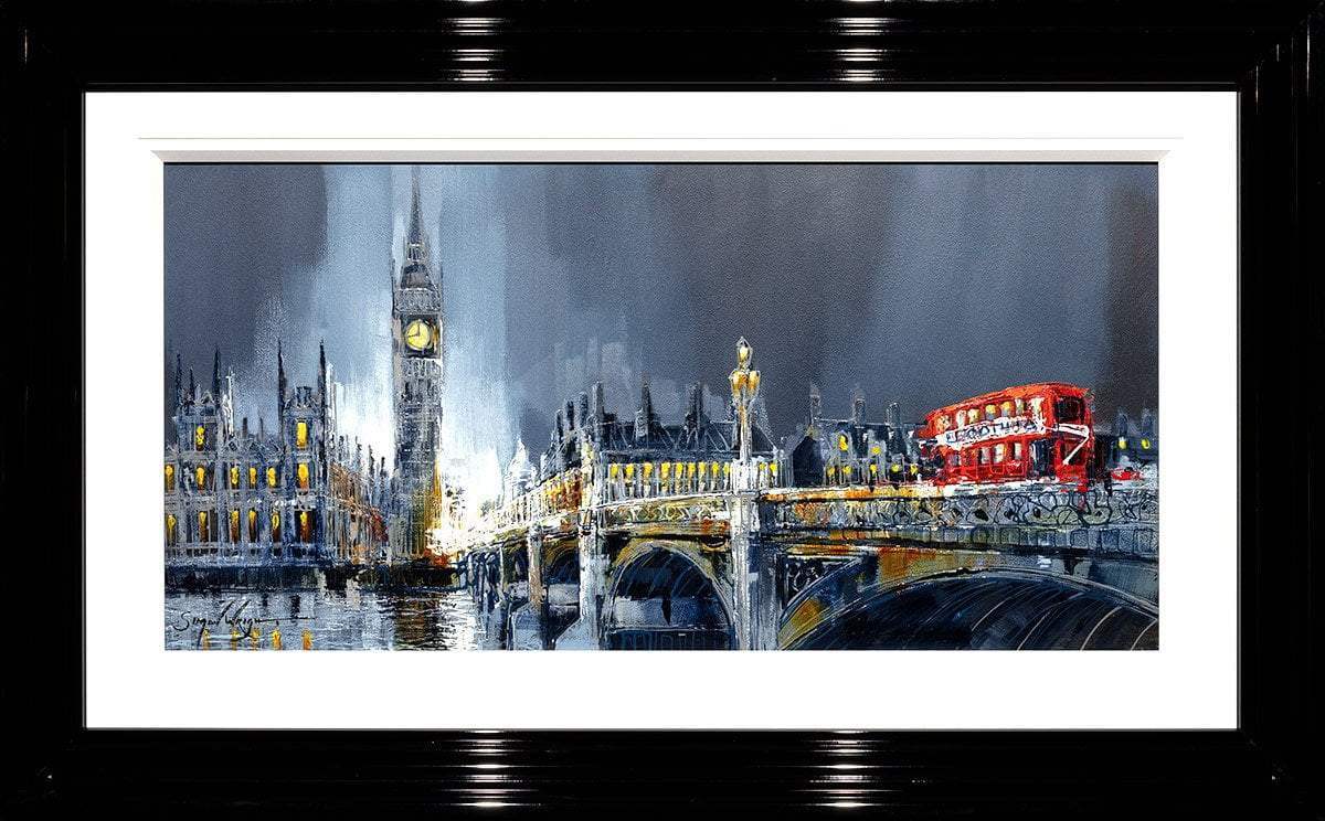 Across The Thames - Original - SOLD by artist Simon Wright - Wyecliffe Galleries