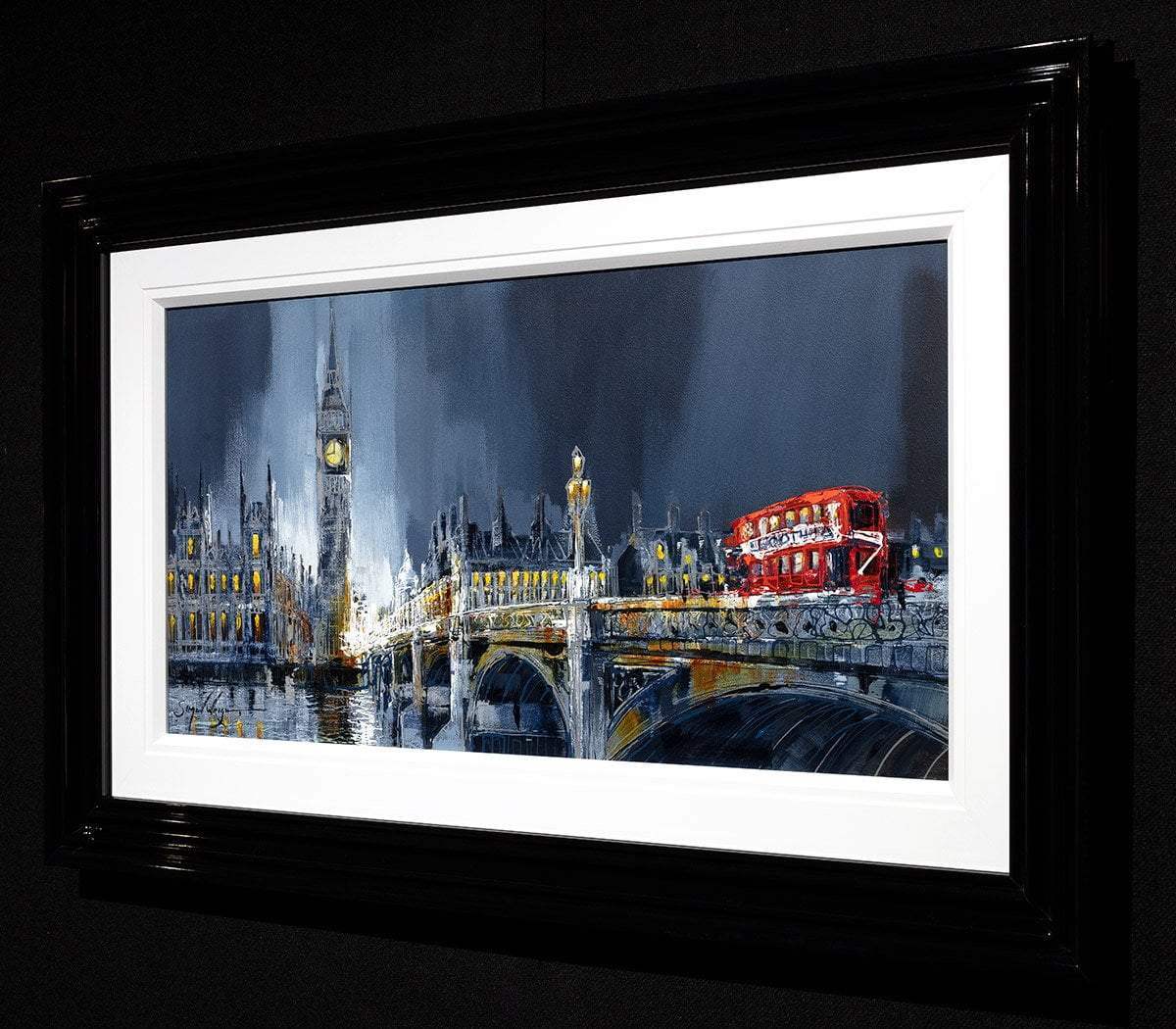 Across The Thames - Original - SOLD by artist Simon Wright - Wyecliffe Galleries