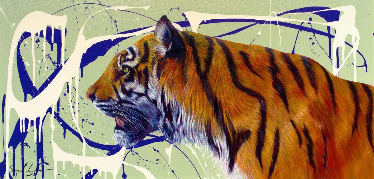 Alert - Original - SOLD by artist Simon Wright - Wyecliffe Galleries