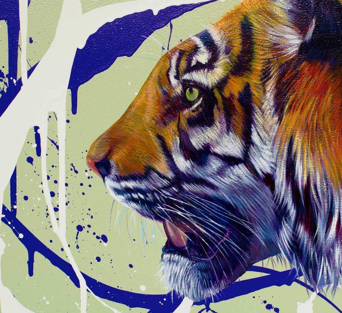 Alert - Original - SOLD by artist Simon Wright - Wyecliffe Galleries