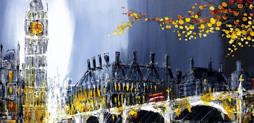 Amber Glow - Original - SOLD by artist Simon Wright - Wyecliffe Galleries