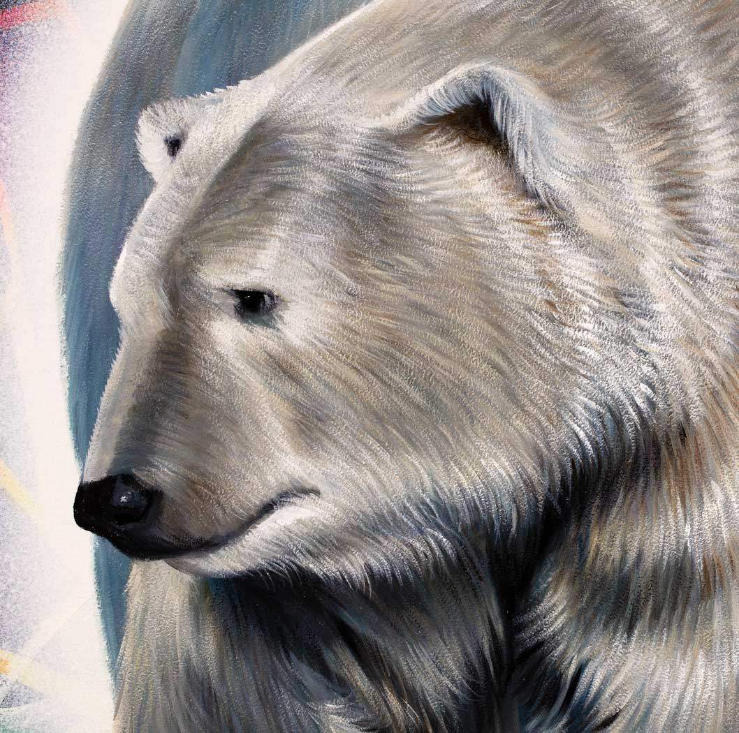 Arctic Traveller - Original - SOLD by artist Simon Wright - Wyecliffe Galleries