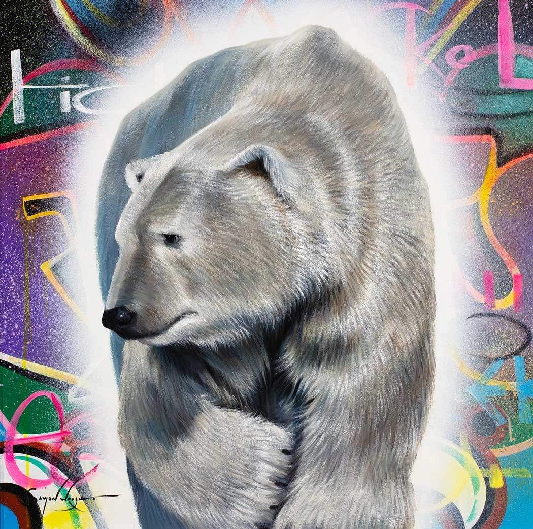 Arctic Traveller - Original - SOLD by artist Simon Wright - Wyecliffe Galleries