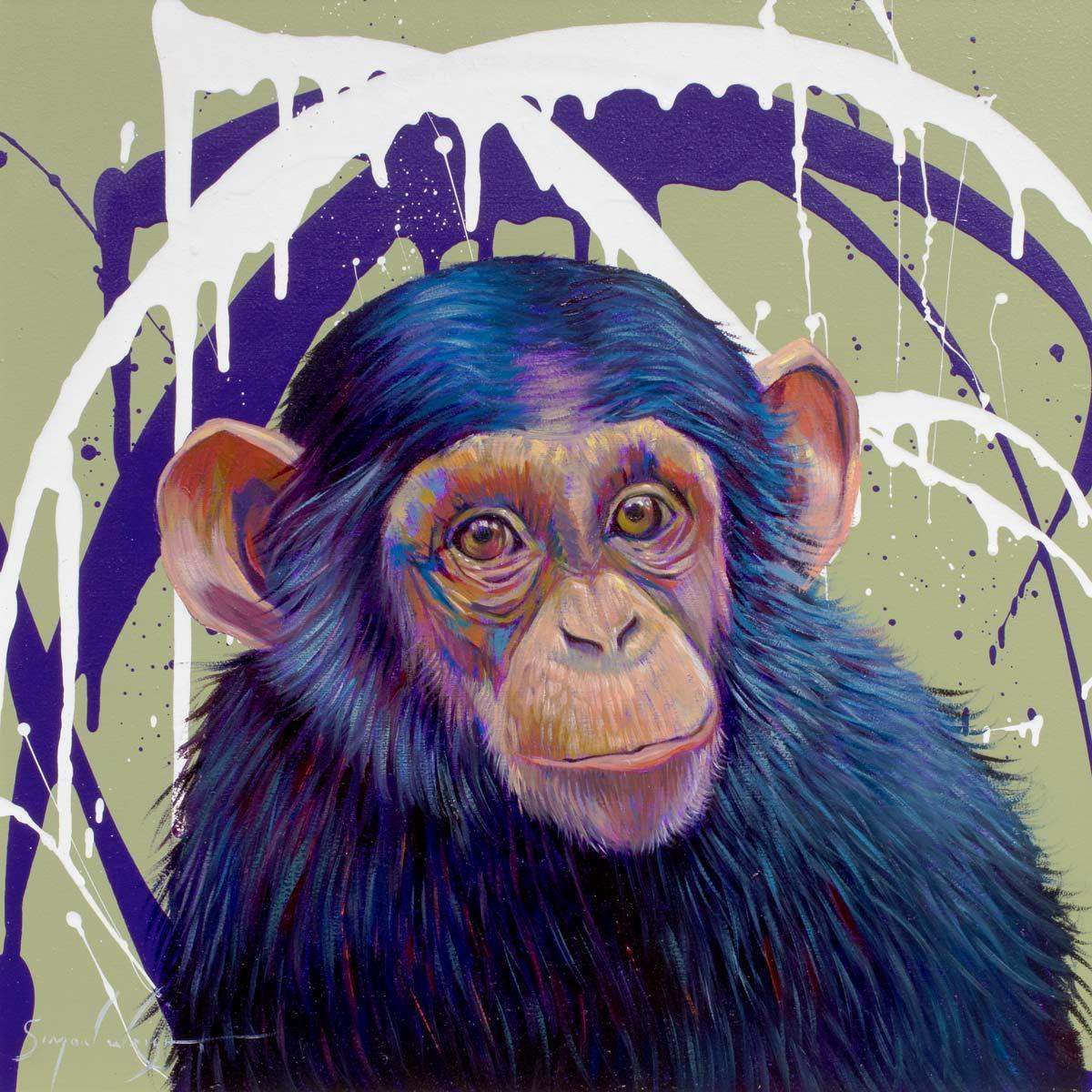 Arnold - Original - SOLD by artist Simon Wright - Wyecliffe Galleries