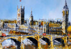 Autumn at The Thames - Original - SOLD by artist Simon Wright - Wyecliffe Galleries