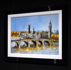Autumn at The Thames - Original - SOLD by artist Simon Wright - Wyecliffe Galleries