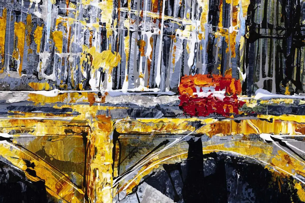 Autumn at The Thames - Original - SOLD by artist Simon Wright - Wyecliffe Galleries