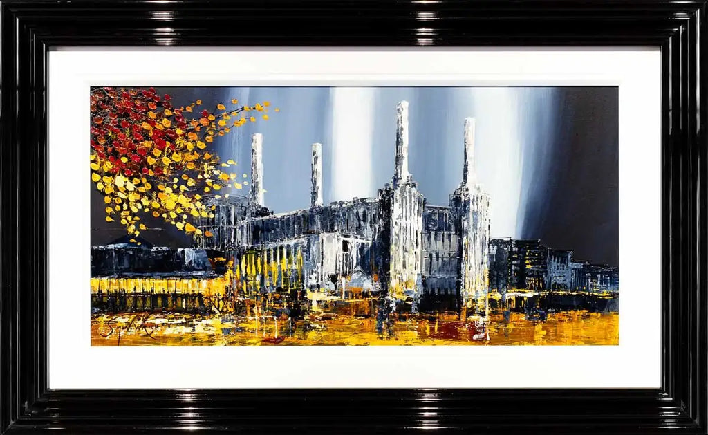 Autumn Hues Over Battersea - Original - SOLD by artist Simon Wright - Wyecliffe Galleries