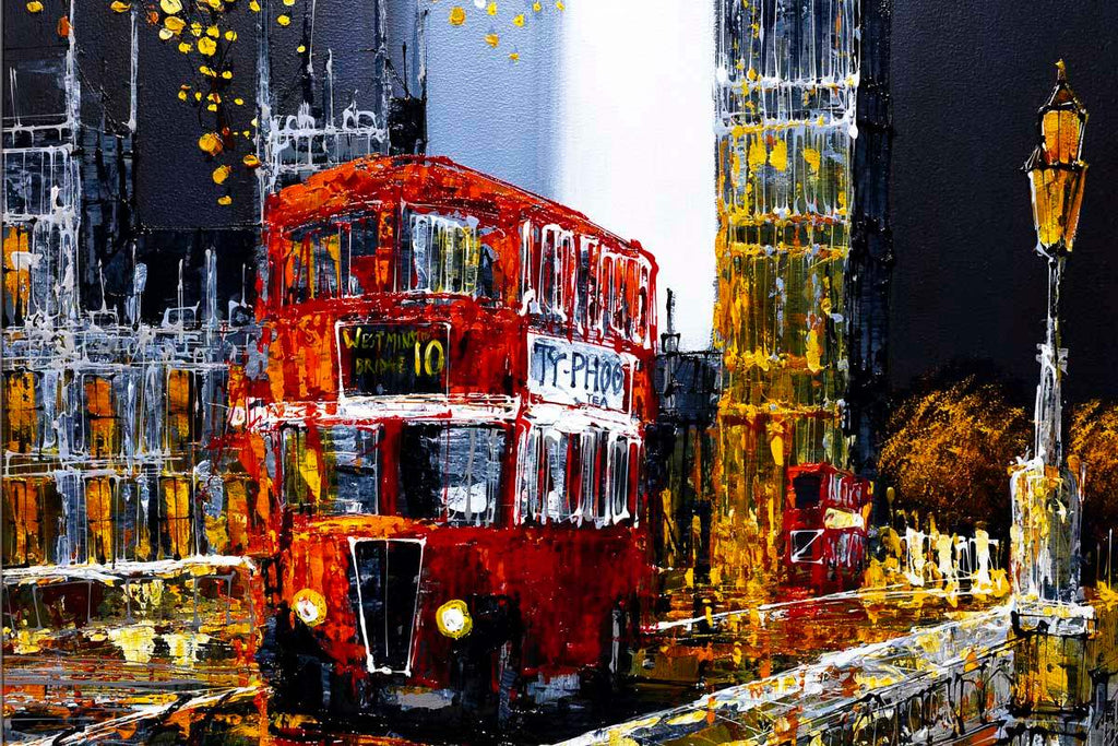 Autumn in the Capital - Original SOLD by artist Simon Wright - Wyecliffe Galleries