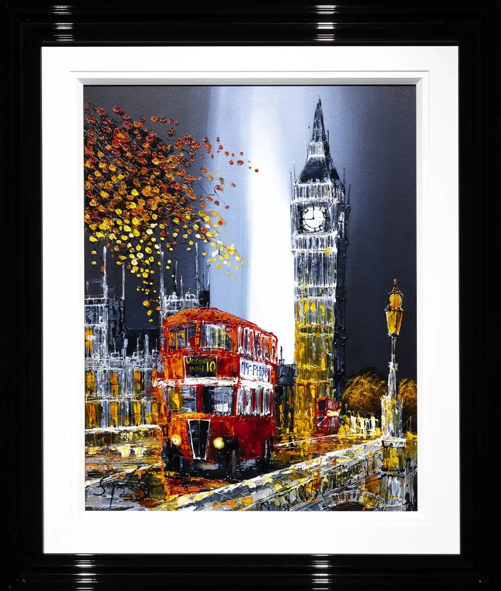 Autumn in the Capital - Original SOLD by artist Simon Wright - Wyecliffe Galleries