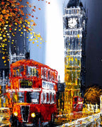 Autumn in the Capital - Original SOLD by artist Simon Wright - Wyecliffe Galleries