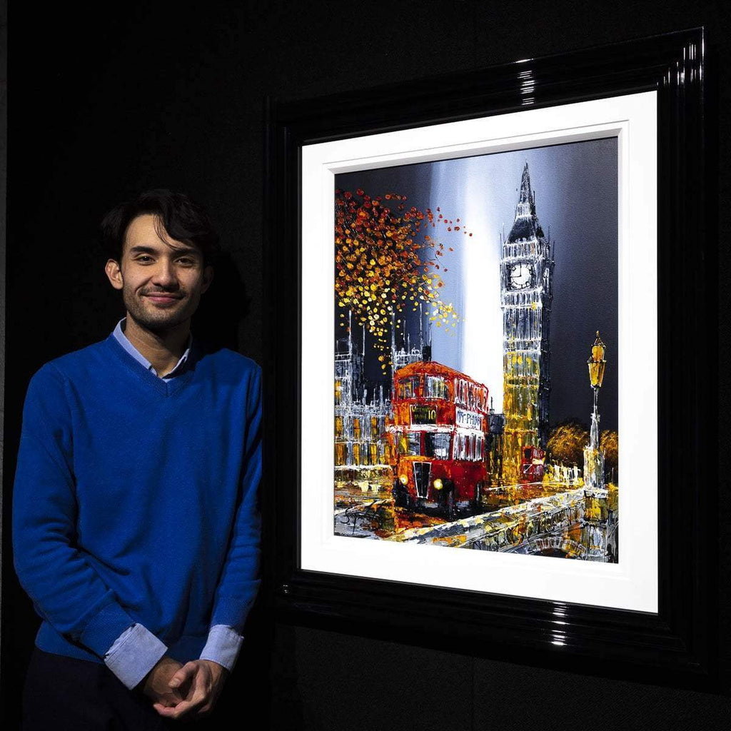 Autumn in the Capital - Original SOLD by artist Simon Wright - Wyecliffe Galleries