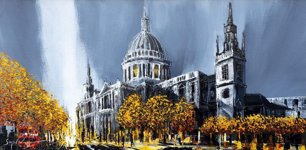 Autumn Light - Original - SOLD by artist Simon Wright - Wyecliffe Galleries