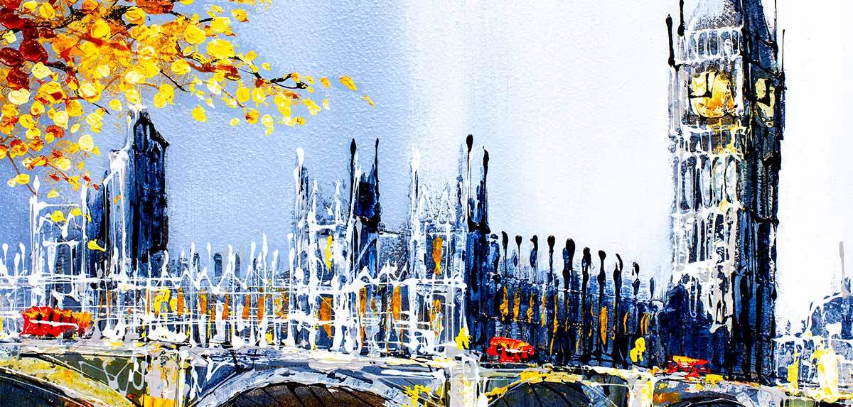 Autumn Scenery - Original - SOLD by artist Simon Wright - Wyecliffe Galleries