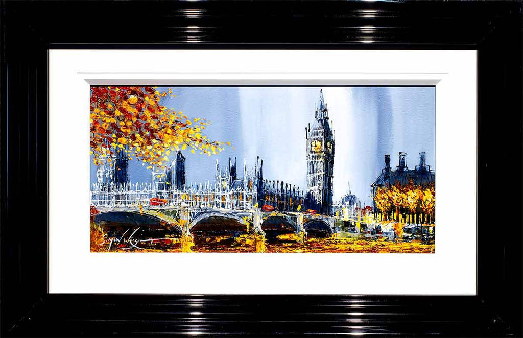 Autumn Scenery - Original - SOLD by artist Simon Wright - Wyecliffe Galleries