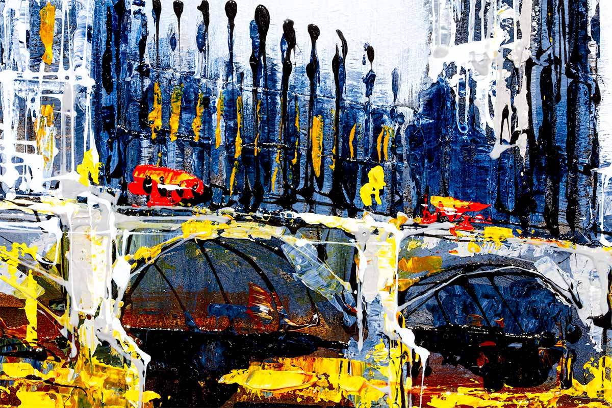 Autumn Scenery - Original - SOLD by artist Simon Wright - Wyecliffe Galleries