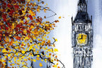 Big Ben at Night - Original - SOLD by artist Simon Wright - Wyecliffe Galleries