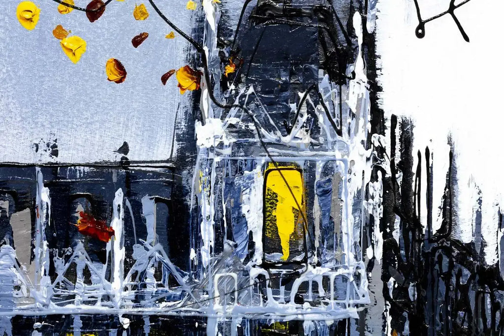 Big Ben at Night - Original - SOLD by artist Simon Wright - Wyecliffe Galleries