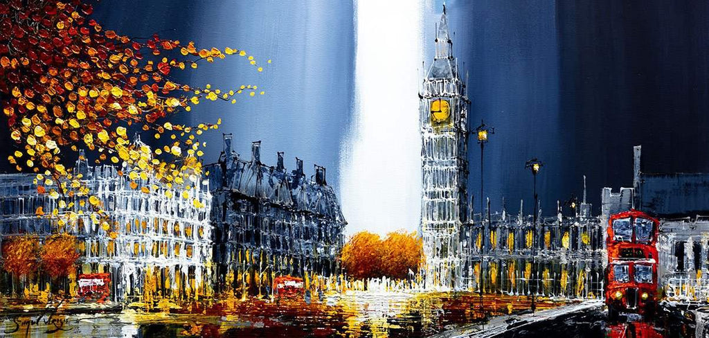 Big Ben Chimes - Original - SOLD by artist Simon Wright - Wyecliffe Galleries