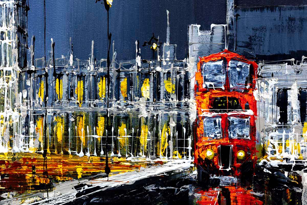 Big Ben Chimes - Original - SOLD by artist Simon Wright - Wyecliffe Galleries