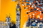 Big Ben in the Autumn Glow - Original by artist Simon Wright - Wyecliffe Galleries