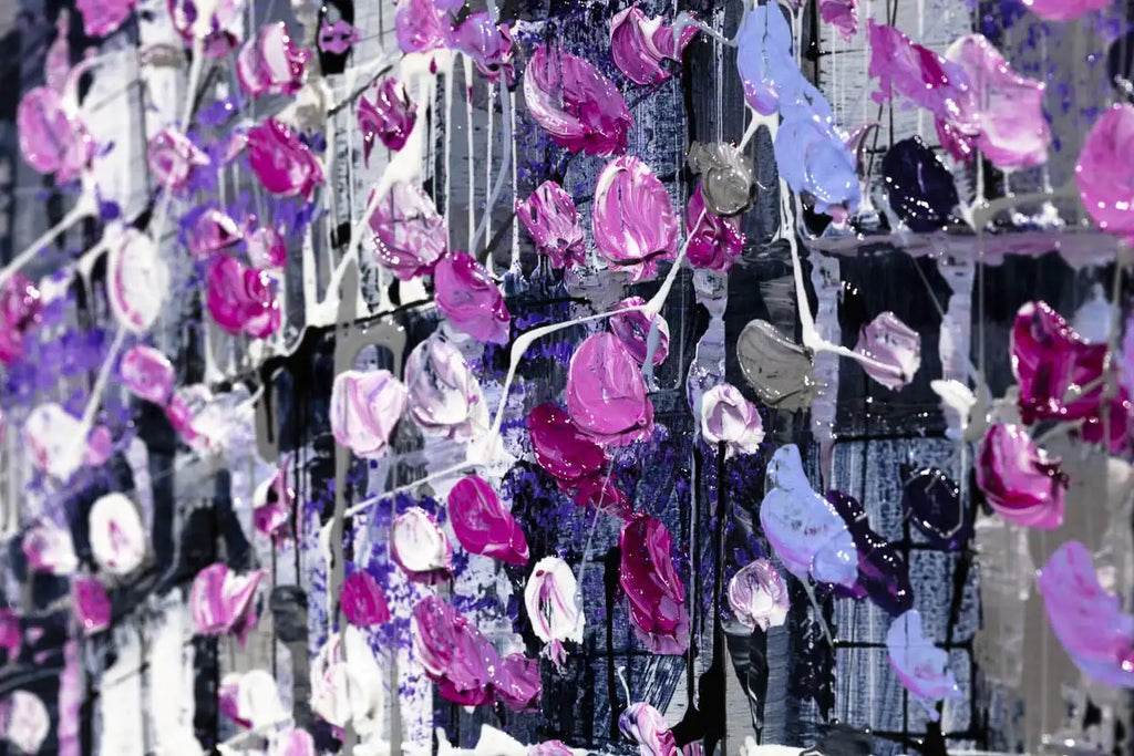 Blossom in Paris - Original - SOLD by artist Simon Wright - Wyecliffe Galleries