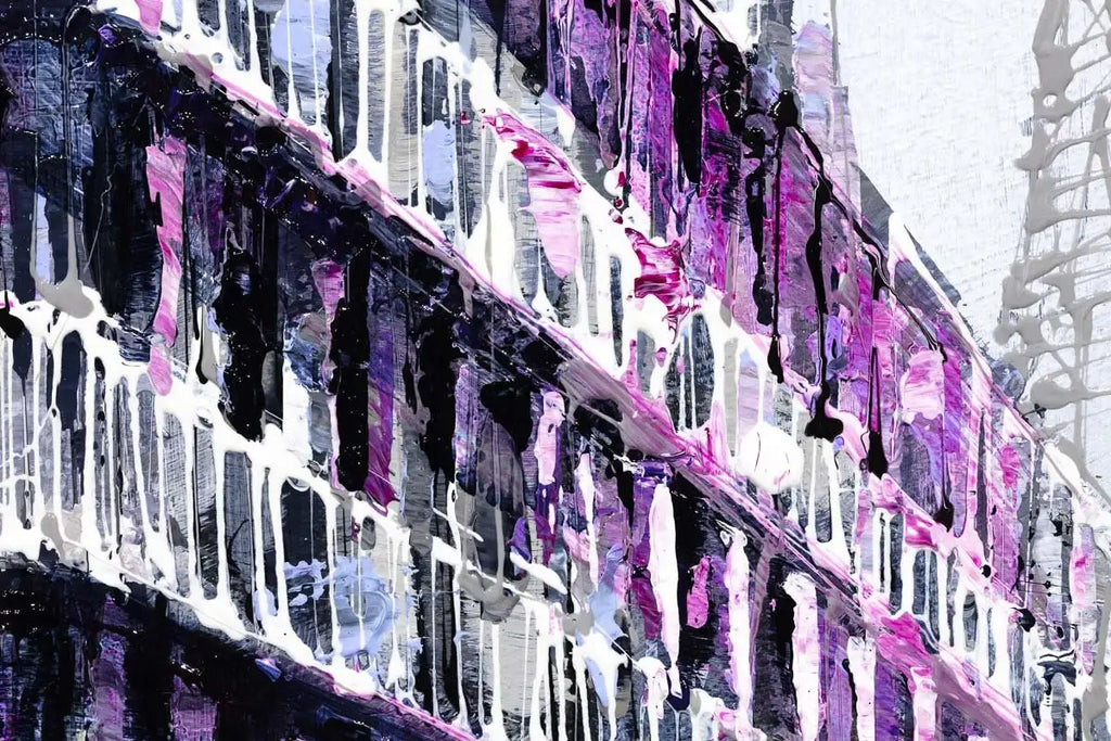 Blossom in Paris - Original - SOLD by artist Simon Wright - Wyecliffe Galleries