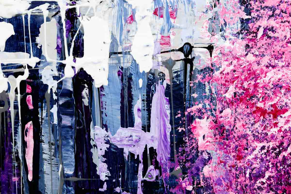 Blossoms of St. Paul's - Original - SOLD by artist Simon Wright - Wyecliffe Galleries