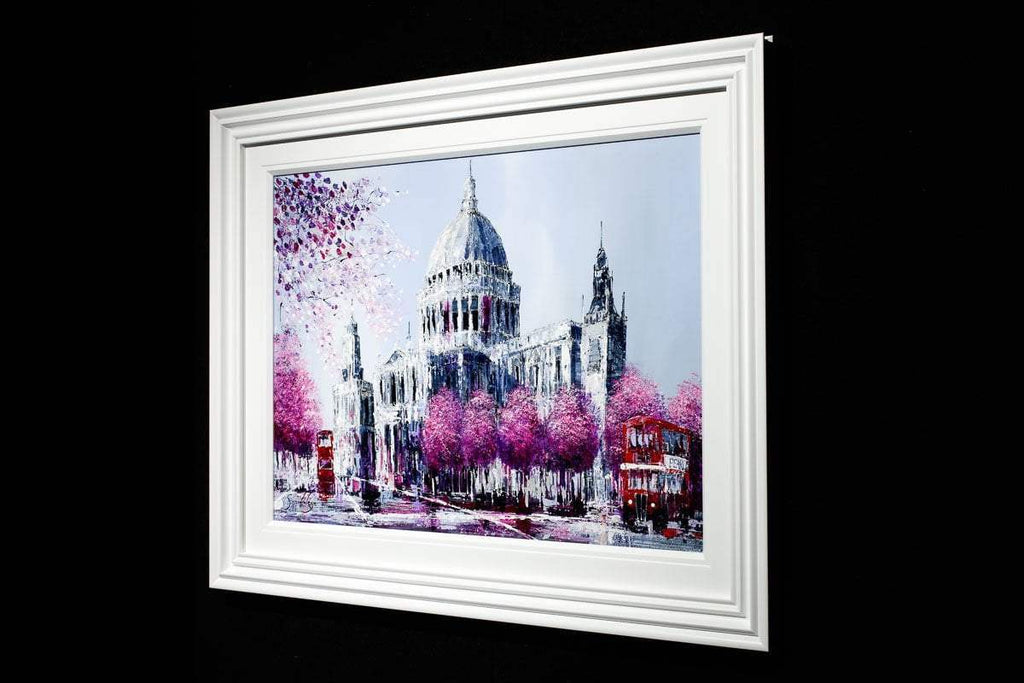 Blossoms of St. Paul's - Original - SOLD by artist Simon Wright - Wyecliffe Galleries