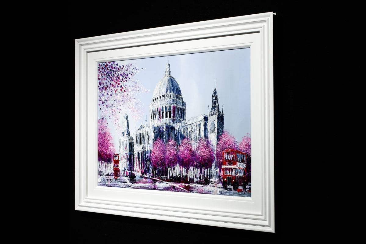Blossoms of St. Paul's - Original - SOLD by artist Simon Wright - Wyecliffe Galleries