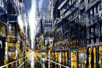 Bright Lights Big City - Original - SOLD by artist Simon Wright - Wyecliffe Galleries