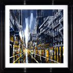 Bright Lights Big City - Original - SOLD by artist Simon Wright - Wyecliffe Galleries