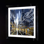 Bright Lights Big City - Original - SOLD by artist Simon Wright - Wyecliffe Galleries