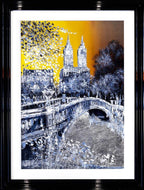 Burnt Sienna Sky - Original by artist Simon Wright - Wyecliffe Galleries