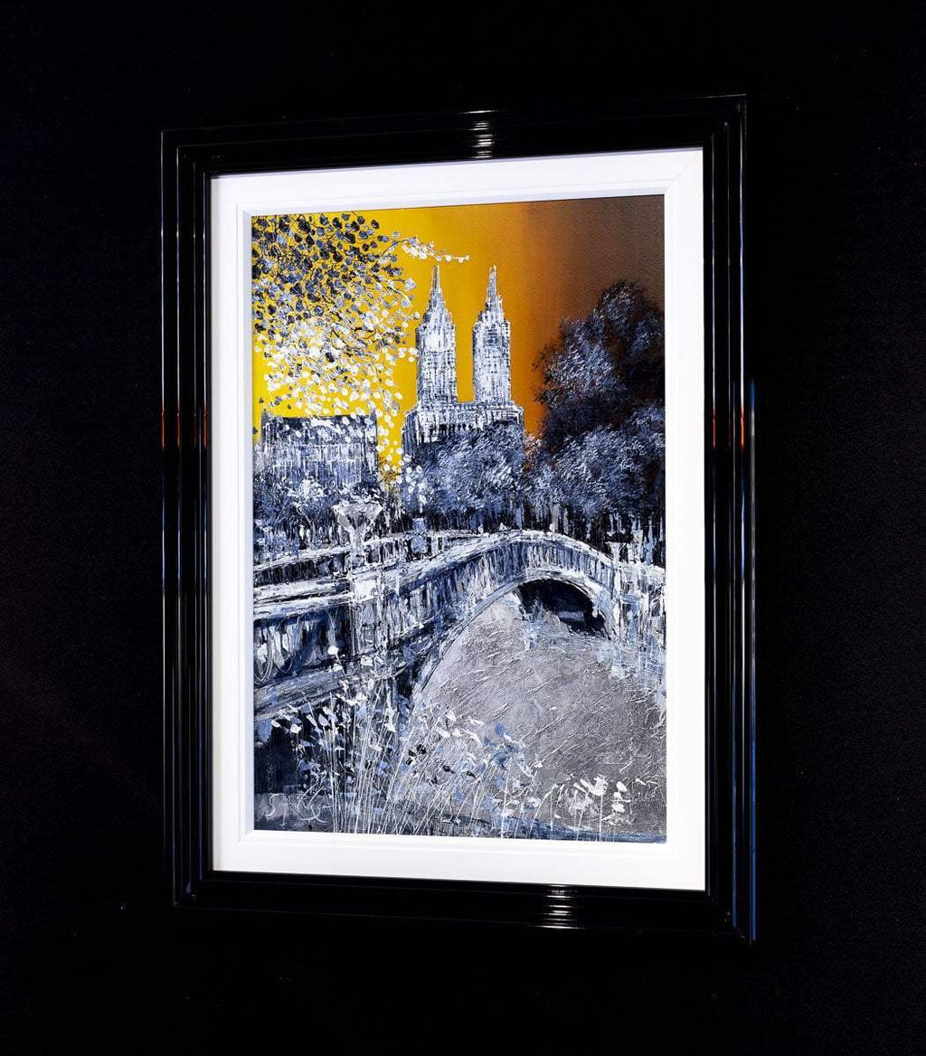 Burnt Sienna Sky - Original by artist Simon Wright - Wyecliffe Galleries