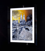 Burnt Sienna Sky - Original by artist Simon Wright - Wyecliffe Galleries