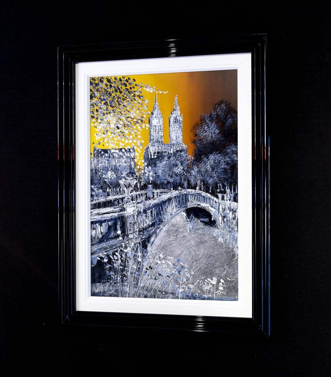 Burnt Sienna Sky - Original by artist Simon Wright - Wyecliffe Galleries