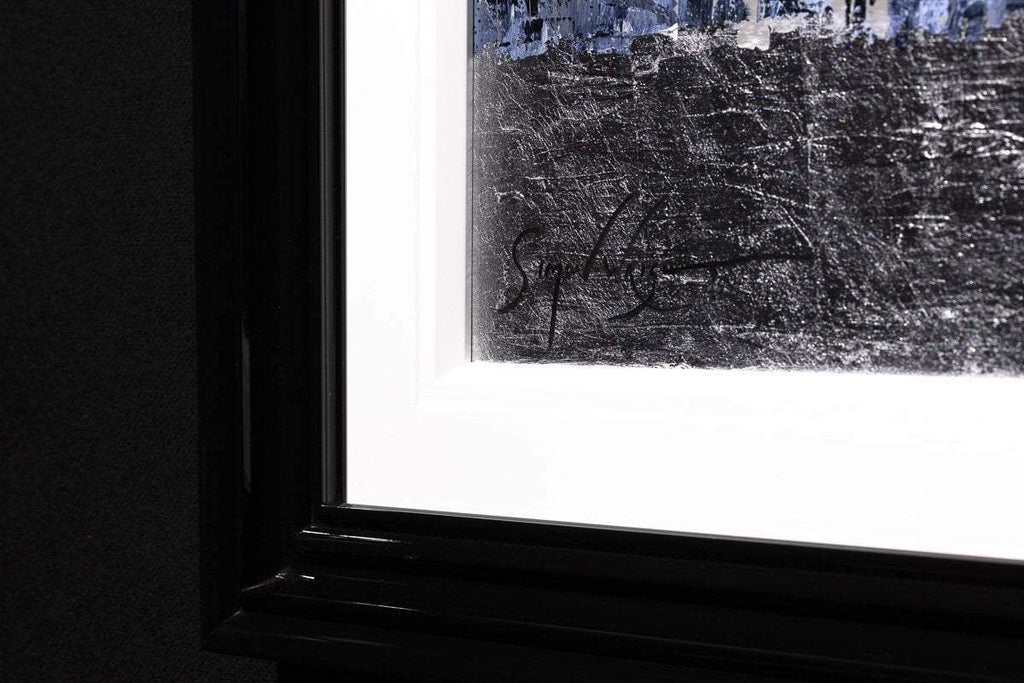 Burnt Skies Over Westminster - Original - SOLD by artist Simon Wright - Wyecliffe Galleries