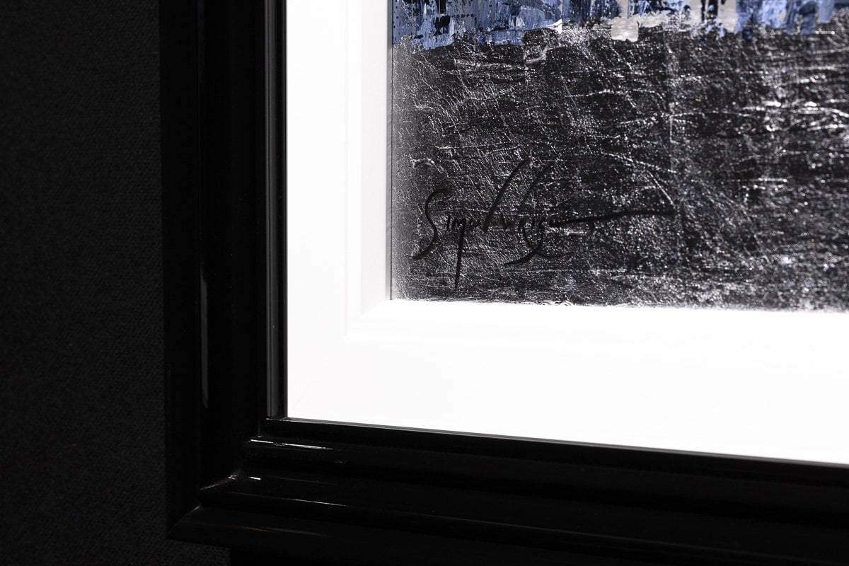 Burnt Skies Over Westminster - Original - SOLD by artist Simon Wright - Wyecliffe Galleries