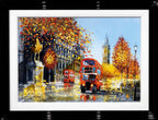 Bus Ride to London - Original - SOLD by artist Simon Wright - Wyecliffe Galleries