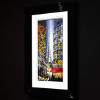 Cafe Rouge - Original - SOLD by artist Simon Wright - Wyecliffe Galleries