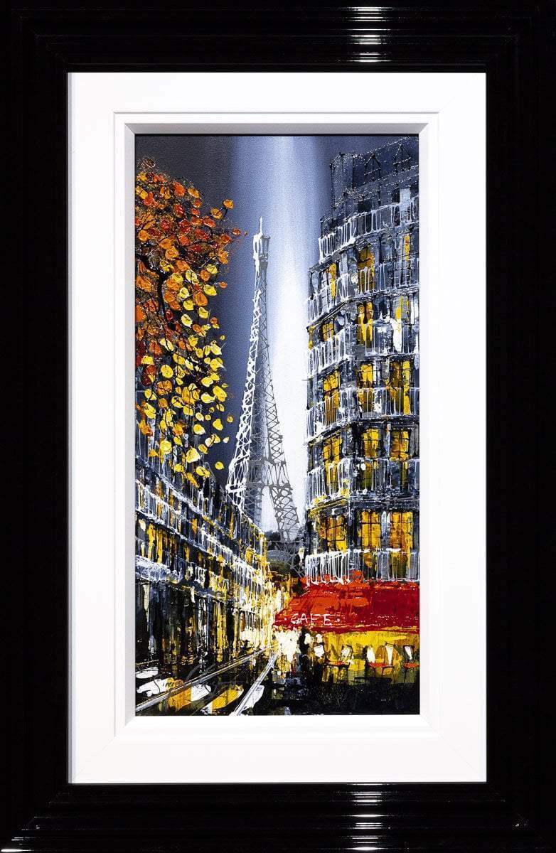 Cafe Rouge - Original - SOLD by artist Simon Wright - Wyecliffe Galleries