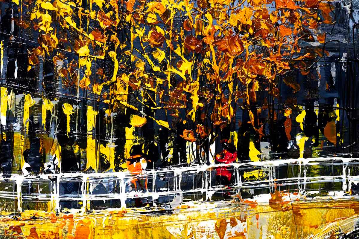 Canal Side - Original by artist Simon Wright - Wyecliffe Galleries