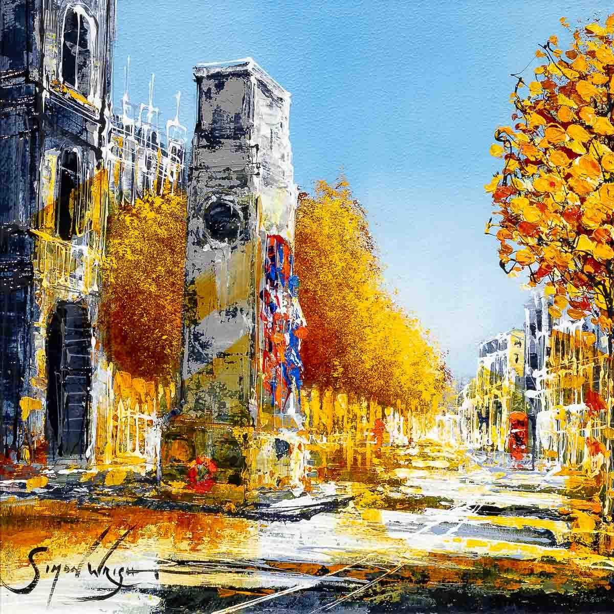 Cenotaph Central - Original - SOLD by artist Simon Wright - Wyecliffe Galleries