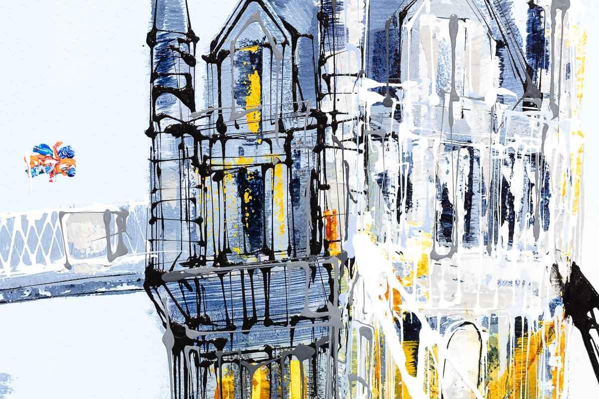 City Connections - Original - SOLD by artist Simon Wright - Wyecliffe Galleries