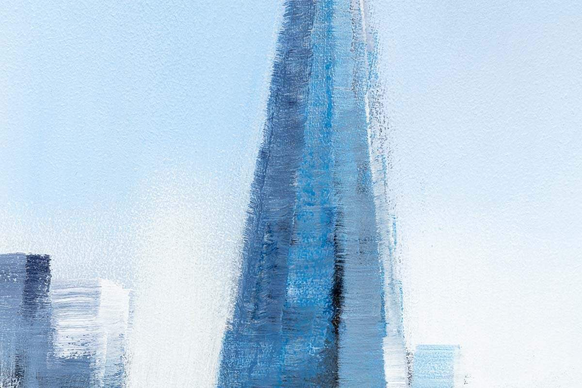 City Connections - Original - SOLD by artist Simon Wright - Wyecliffe Galleries
