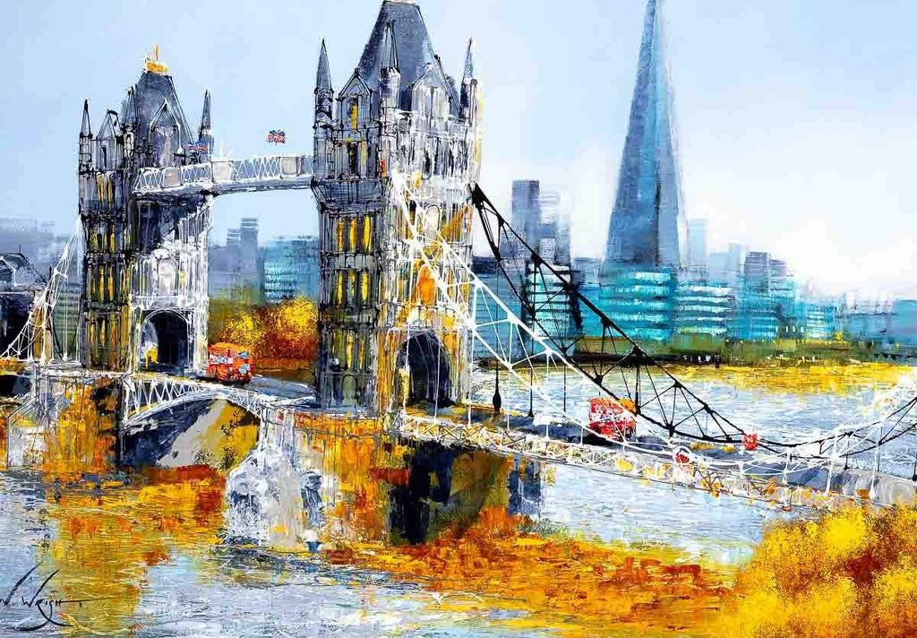City Connections - Original - SOLD by artist Simon Wright - Wyecliffe Galleries